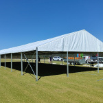 10x30 White Roof Marquee For Xmas Party at Larapinta