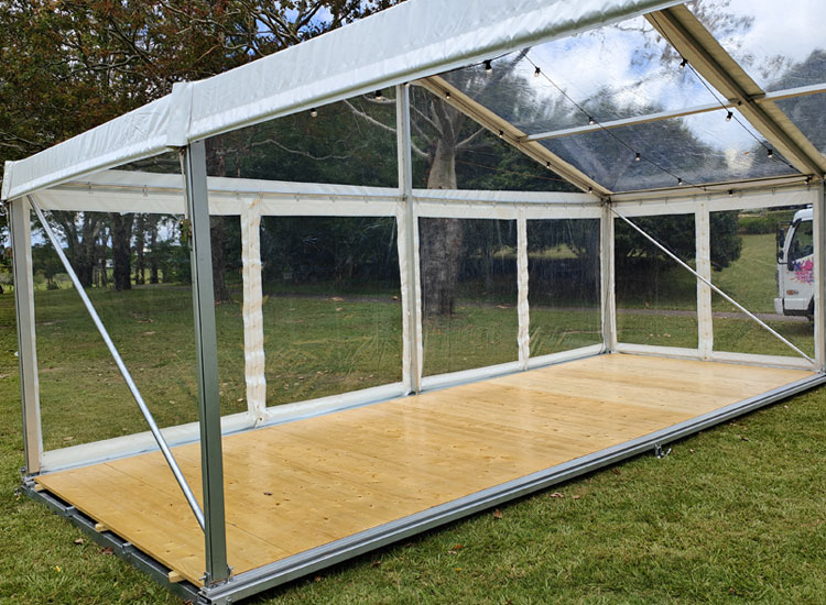 Timber Flooring for Wedding Marquee