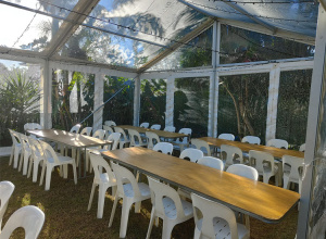 Private Backyard Wedding Reception Marquee