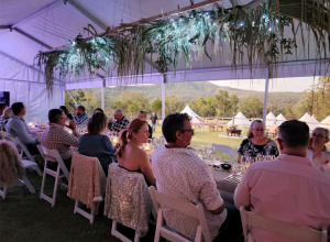 Wedding Reception Marquee With Greenery